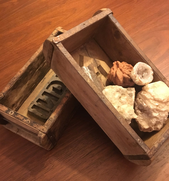 Old Brick Mold From India, Perfect For Cassette Tape Storage, Rocks, Gems, Crafts, Knick Knacks and Treasures, 6"x12"x3.75", Unique & Boho