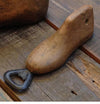 Bottle Opener Upcycled from Antique Wood Shoe Mold (bn07) - Nomadic Grill + Home - 1