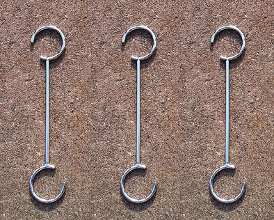 Circa 12" Modern Plant Hook - set of 3 (#FG9160-3) - Nomadic Grill + Home - 1