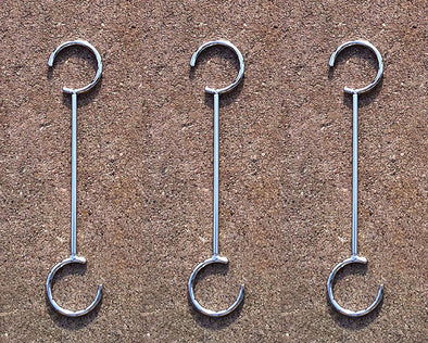 Circa 12" Modern Plant Hook - set of 3 (#FG9160-3) - Nomadic Grill + Home - 1