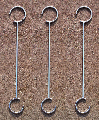 Circa 18" Modern Plant Hook - set of 3 (#FG9162-3) - Nomadic Grill + Home - 1