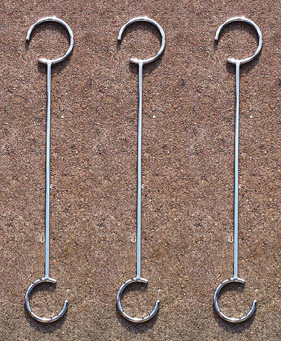 Circa 18" Modern Plant Hook - set of 3 (#FG9162-3) - Nomadic Grill + Home - 1