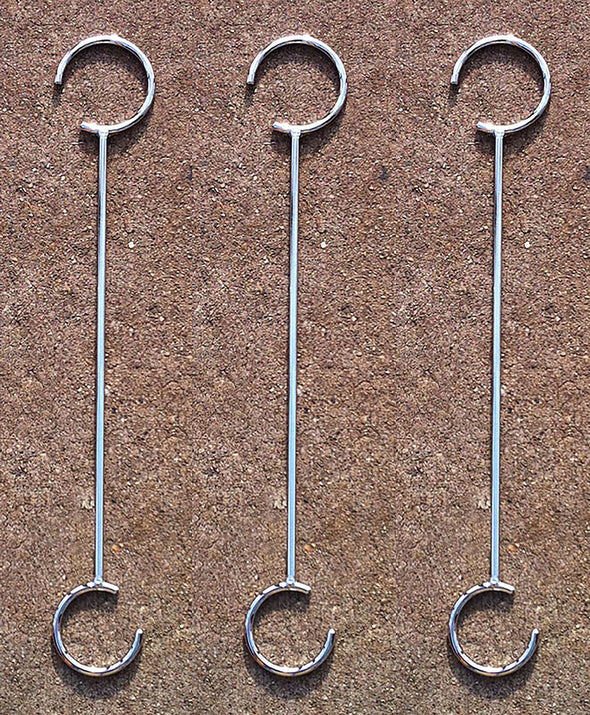 Circa 18" Modern Plant Hook - set of 3 (#FG9162-3) - Nomadic Grill + Home - 1