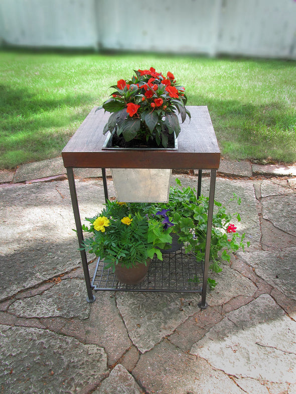 Forma Square Planter Side Table (#FG9404) - Nomadic Grill + Home - 1