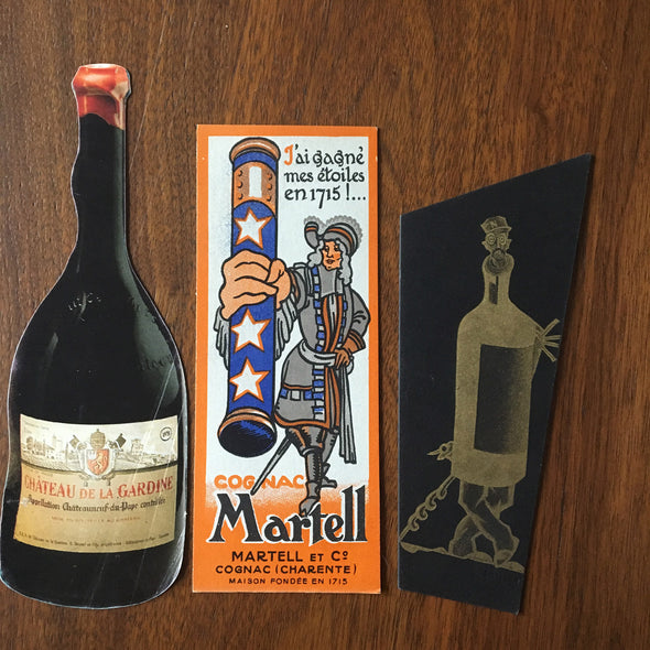 Vintage French Wine & Liquor Advertising Boomarks - Set of 6 - Nomadic Grill + Home - 3