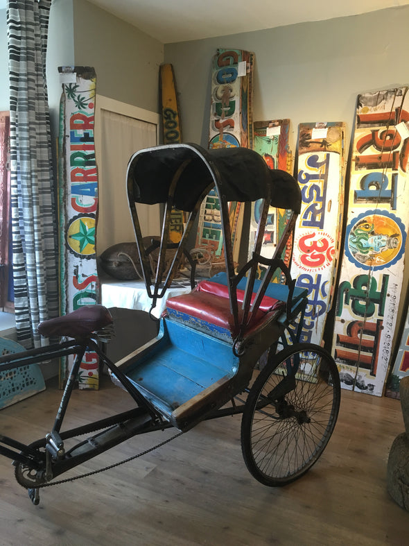 Indian bicycle rickshaw - for sale Nomadic Grill