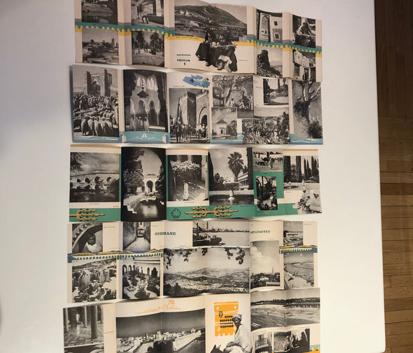 Lot of 5 Moroccan Tourism Booklets From 1952, Beautiful Quality Printed in Paris, Global Travel Ephemera SOLD OUT