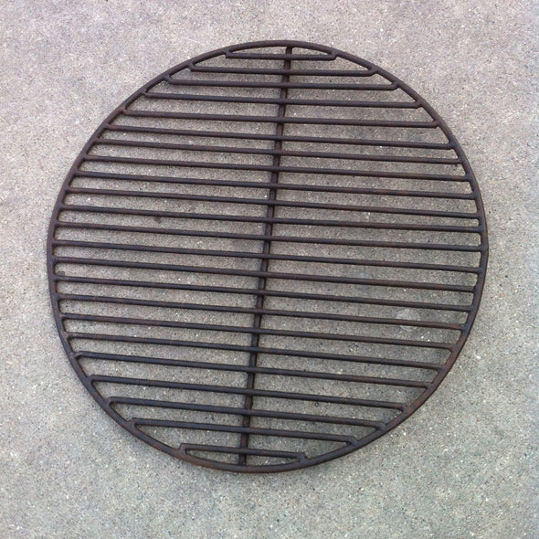 Steel Firebowl / Fire Pit From India W/ Grill Grate and Stand - Medium, Stamped - Nomadic Grill + Home - 6