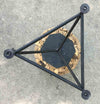 Wood & Steel Bench / Stool / Side Table - made from salvaged wood - Nomadic Grill + Home - 6