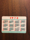 Vintage Calendar Card From 1973 Cultural Revolution Era China - Authentic, Hard To Find Antique Stationary Card (ccc08)