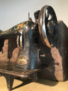 Old Sewing Machine From India, Great Decorative Piece, Happy Brand, Nice Home Accent Piece or Use Outside as Garden Decor