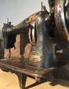 Old Sewing Machine From India, Great Decorative Piece, Happy Brand, Nice Home Accent Piece or Use Outside as Garden Decor