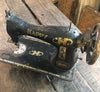 Old Sewing Machine From India, Great Decorative Piece, Happy Brand, Nice Home Accent Piece or Use Outside as Garden Decor