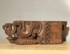 Vintage Hand Carved Wood Ornamental Architectural Salvage Piece From India, Home Decor, Decorative Object, One Of A Kind, Statement Piece