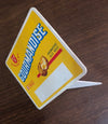 Vintage French Cheese Pricing Signs From A Fromagerie in France, Set Of 3 Plastic 3"x3.5"x5.5" ht, Gourmandise Cheese, Cheese Lovers Gift