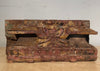 Unique Handcarved Half Wood Pilaster Base From India, Architectural, Detailed Wood Carving, Indoor Outdoor Decor, Plant Or Candle Stand