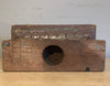 Indian Architectural Salvage Carved Wood Remnant Piece Recovered From Building, 50 - 100 Years Old, Special Price, Does Not Sit Flat