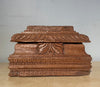 Vintage Carved Wood Architectural Salvage Base From India Perfect As Candle Stand Plant Stand Bookshelf Decor Garden Art 50 - 100+ Years Old