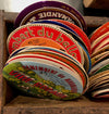 Lot of 5 French Camembert Cheese Labels Vintage 70s - 80s Etiquette Fromage, Francophile cheese lover, decoupage craft scrapbooking