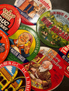 Lot of 5 French Camembert Cheese Labels Vintage 70s - 80s Etiquette Fromage, Francophile cheese lover, decoupage craft scrapbooking