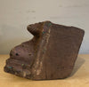 Indian Architectural Salvage Carved Wood Remnant Piece Recovered From Building, 50 - 100 Years Old, Special Price, Does Not Sit Flat